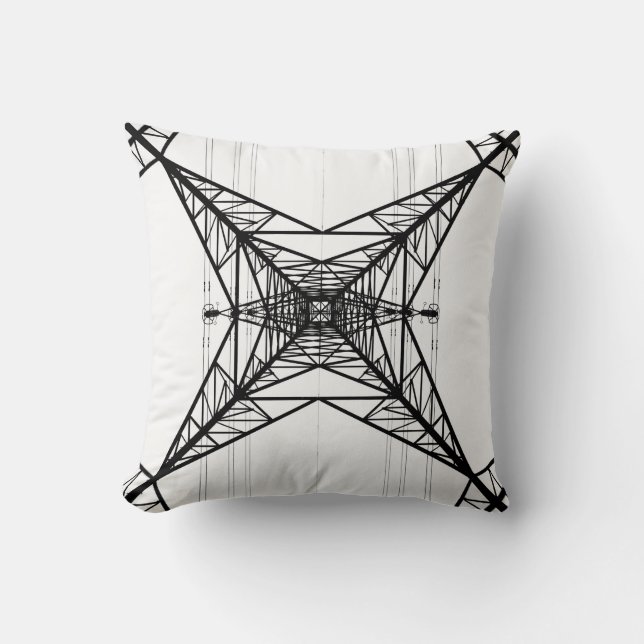 American Mojo Pillow Electrical Pylons Kissen (Vorderseite)