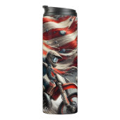 American Motocross Dirt Rider Thermosbecher (Nach rechts gedreht)