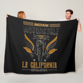 American Motorrad LA California Custom Motors Fleecedecke