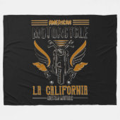 American Motorrad LA California Custom Motors Fleecedecke (Vorderseite (Horizontal))