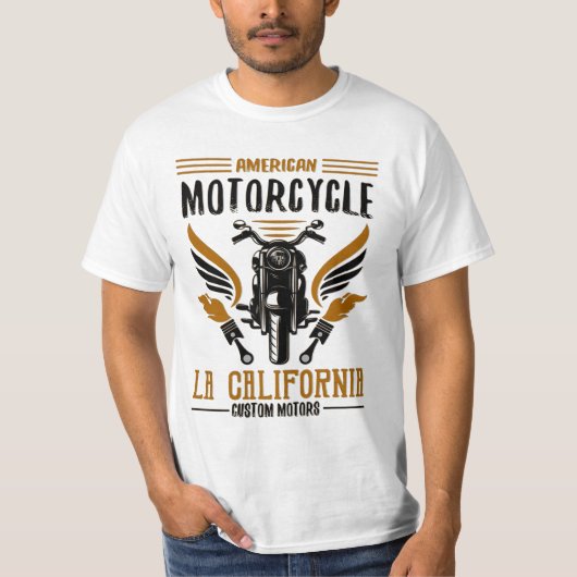 American Motorrad LA California T - Shirt (Vorderseite)