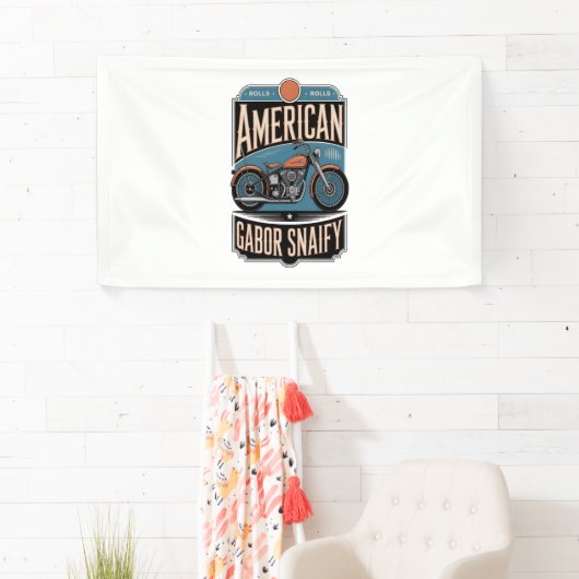 American Motorrad Vintag Banner (Insitu)