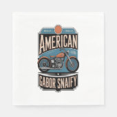 American Motorrad Vintag Serviette (Vorderseite)