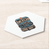 American Motorrad Vintag Untersetzer (angewinkelt)