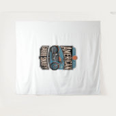 American Motorrad Vintag Wandteppich (Vorderseite (Horizontal))