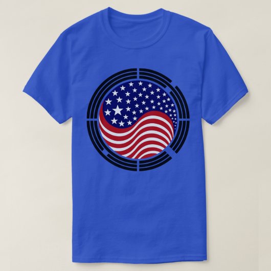 American Multinational Patriot Flag Series T-Shirt (Design vorne)
