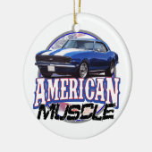 American Muscle Camaro Keramik Ornament (Links)