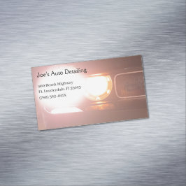 American muscle car 2013 head light Automotive Magnetische Visitenkarte