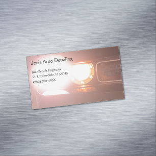 American muscle car 2013 head light Automotive Magnetische Visitenkarte