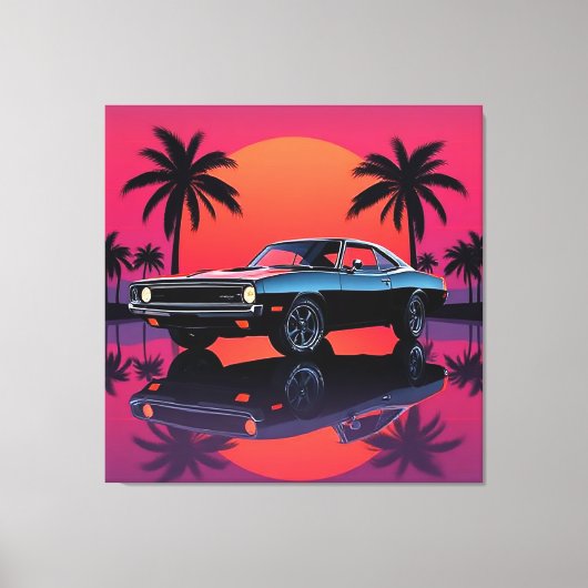 American Muscle Car Leinwand (Vorderseite)