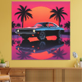American Muscle Car Leinwand (Insitu (Wohnzimmer))