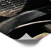 American Muscle Car Motor Poster (Ecke)