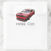 American Muscle Car Quadratischer Aufkleber (Tasche)