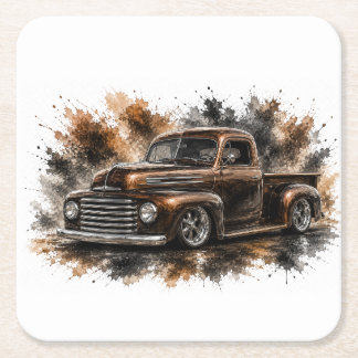 American Muscle Cars Papier Untersetzer