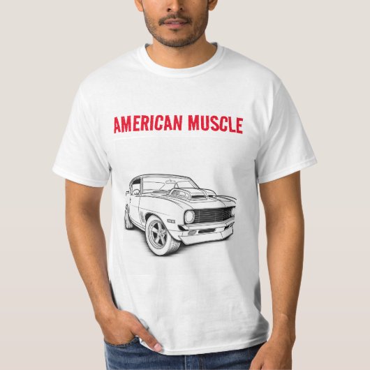 American Muscle Masterpiece Color in T-Shirt (Vorderseite)