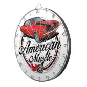 American Muscle Red Camaro Dartscheibe (Vorderseite rechts)