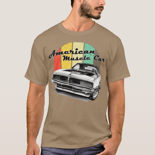 American Muscle V8 Motor T-Shirt (Vorderseite)