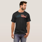 American Mustache Flag 4. Juli Cooler Pullover (Vorne ganz)