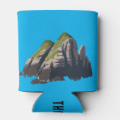 American National Park Brown Bear Pine Tree Dosenkühler (Rückseite)