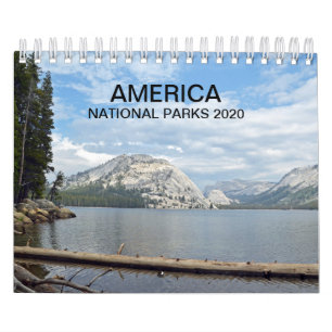 American National Parks Nature Foto Kalender 2020