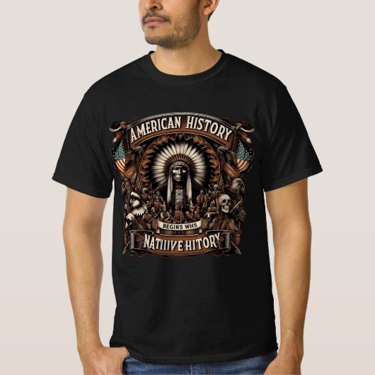 American Native History T-Shirt (Vorderseite)