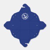 American Nautical Yacht Flag in Navy Blue Geschenkschachtel (Ungefaltet)