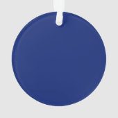 American Nautical Yacht Flag Navy Blue Decor Ornament (Rückseite)