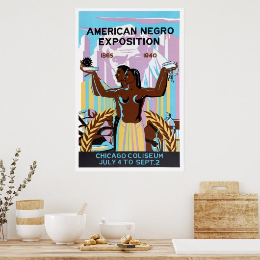 American Negro Exposition, Chicago, Illinois, 1940 Poster (Küche)