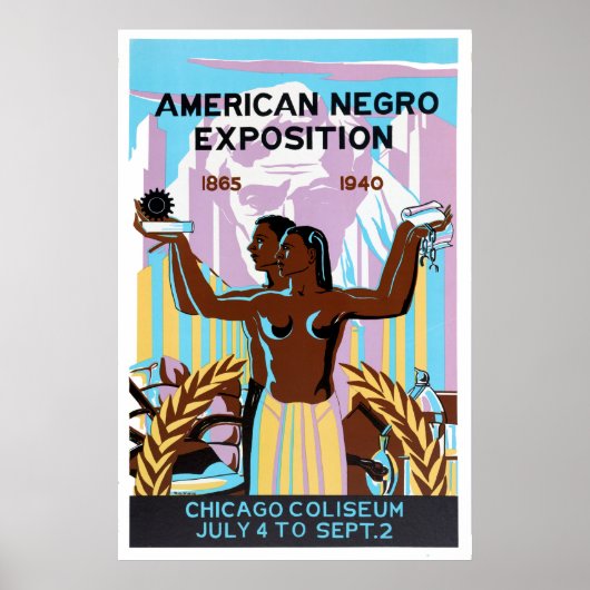 American Negro Exposition, Chicago, Illinois, 1940 Poster (Vorne)
