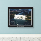 American Niagara Falls Aerial View Leinwanddruck (Insitu (Holzboden))