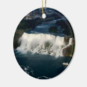 American Niagara Falls: Luftbild von Skylon Keramik Ornament (Links)