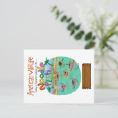 American Noodle Fish Postkarte (Stehend Vorderseite)