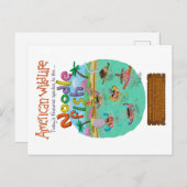 American Noodle Fish Postkarte (Vorne/Hinten)