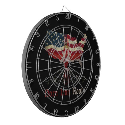 American Northern Irish Herkunft Dart Board Dartscheibe (Vorderseite Links)