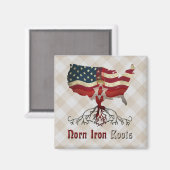 American Northern Irish Roots Magnet (Vorderseite/Rückseite)