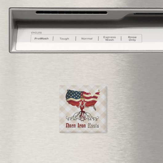 American Northern Irish Roots Magnet (In Situ (Geschirrspüler))