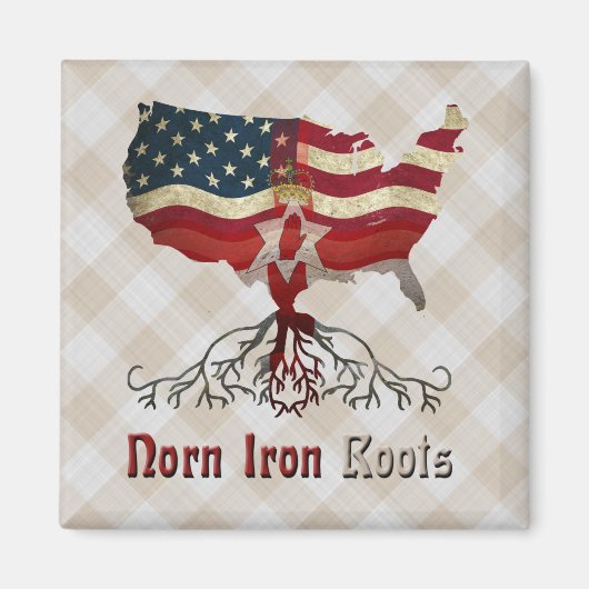 American Northern Irish Roots Magnet (Vorne)