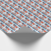 American Norweger Roots Gift Wrap Geschenkpapier (Ecke)