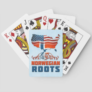 American Norwegian Roots Card Deck Spielkarten