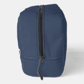 American Nostalgia Classic Simple Minimal Blue Waschbeutel (Rechts)