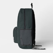American Nostalgia Classic Simple Minimal Green Bedruckter Rucksack (Rechts)