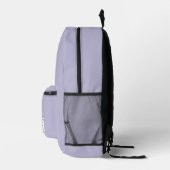 American Nostalgia Classic Simple Minimal Lilac Bedruckter Rucksack (Rechts)