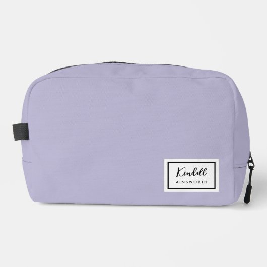 American Nostalgia Classic Simple Minimal Lilac Waschbeutel (Vorderseite)