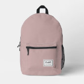 American Nostalgia Classic Simple Minimal Pink Bedruckter Rucksack (Vorderseite)