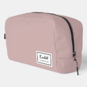 American Nostalgia Classic Simple Minimal Pink Waschbeutel (Rechte Ecke)