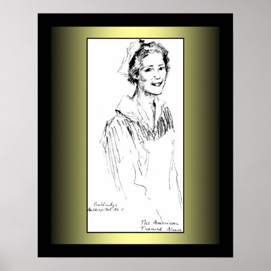 American Nurse ~ Engel of Mercy ~ Erster Weltkrieg Poster (Vorne)