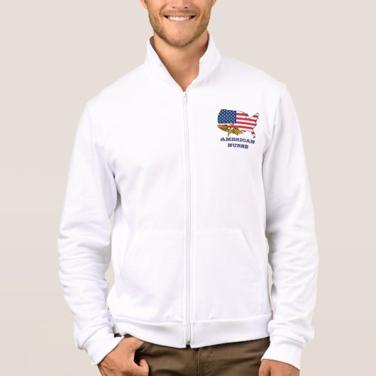 American Nurse. Patriotisch T-Shirt (Vorderseite)