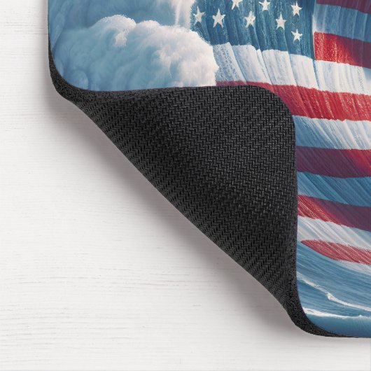 American Ocean Wave Mousepad (Ecke)