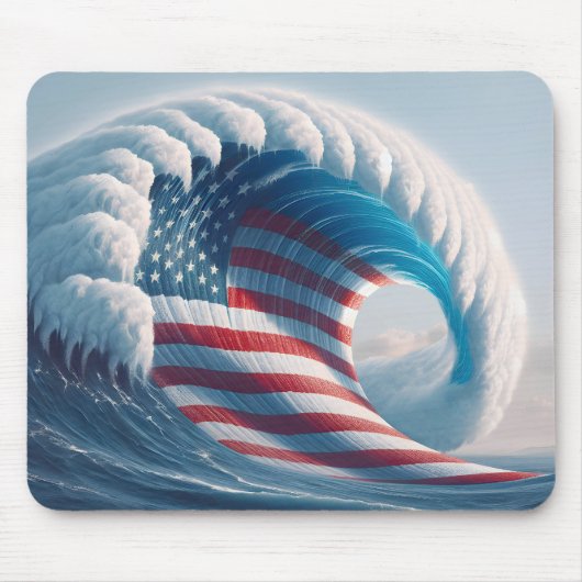 American Ocean Wave Mousepad (Vorne)