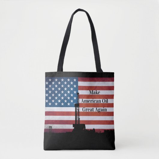 American Oil Great Again Swag Bag Tasche (Vorderseite)